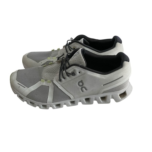 On Running Gray and Green Athletic Shoes Man Size 11 - Picture 4 of 7